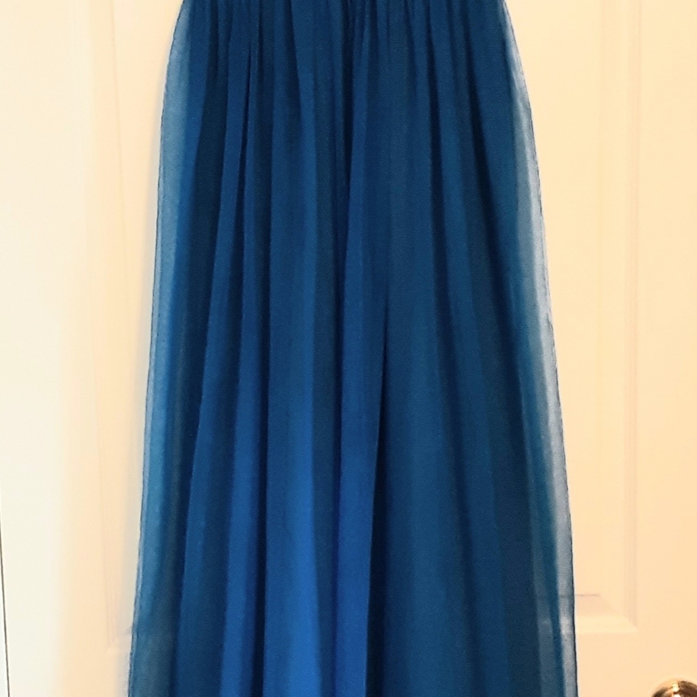 Haute Monde Deep Blue Maxi Dress